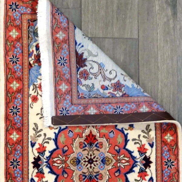 Tappeto rotondo in juta naturale Tropical Rosa – 140 cm