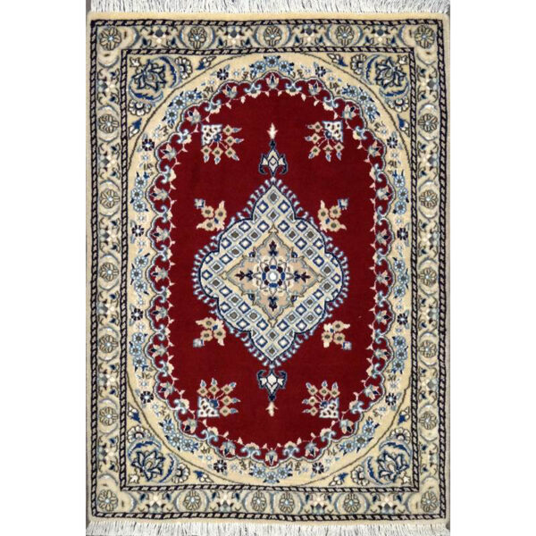 tappeto camera da letto Nain scendiletto lana Seta 104x72