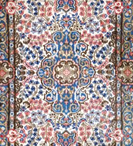 Tappeto kerman per soggiorno persiano floreale 230x143