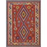 Tappeto Kilim Soggiorno 209x158 Persiano Kilim Sotto Tavolo