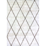 tappeto salotto e soggiorno, tappeto berbero rombi 230x160