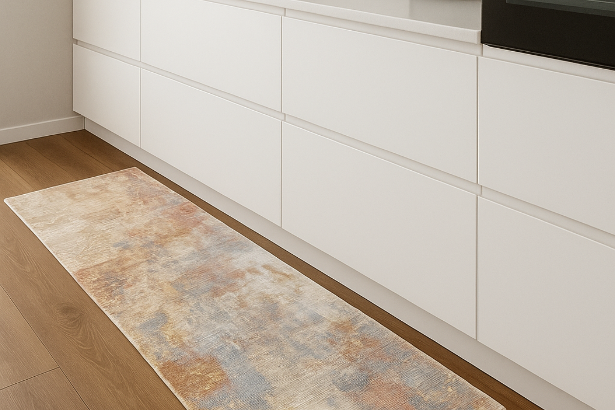 Slider ambienti Adamello Tappeti 1200x800 (4) tappeto moderno in una cucina avorio con elettrodomestici