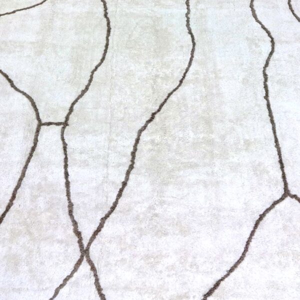 Tappeto in Juta Sunta Rotondo 140 cm - annodato a mano, stile moderno