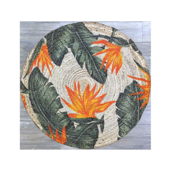 Rptondo Tropical Arancio – 140 cm