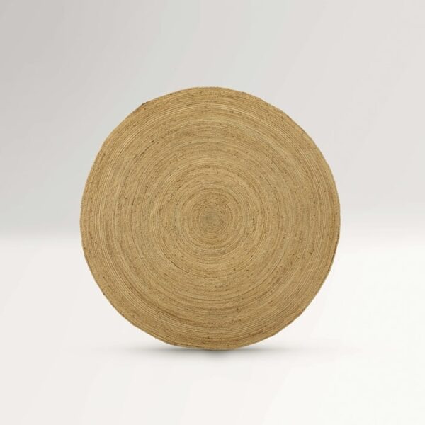 Tappeto in Juta Sunta Rotondo 140 cm - annodato a mano, stile moderno