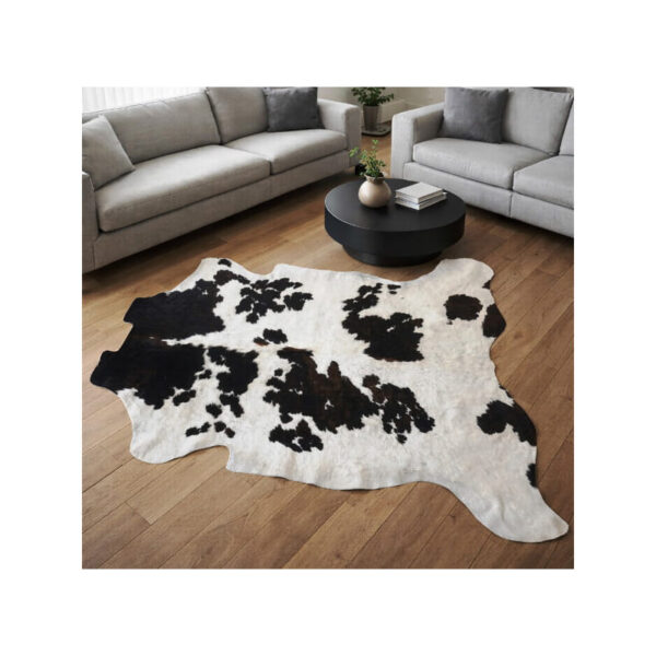 Tappeto salotto e soggiorno Tappeto Mucca Vera Pelle 183x150