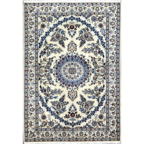 tappeto per la camera Nain 6fili lana seta extra fine 140x95