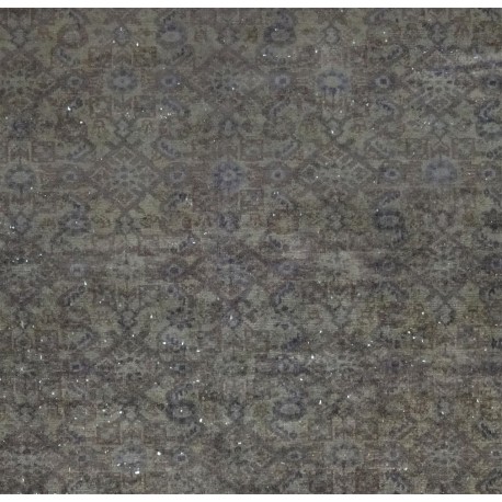 tappeto vintage quadrato grigio 136x112