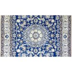 Tappeto Nain azzurro persiano cm295x192